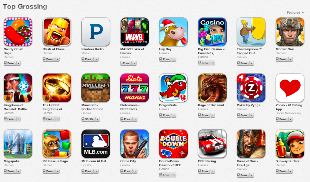 App Charts: All paid ipad apps in games