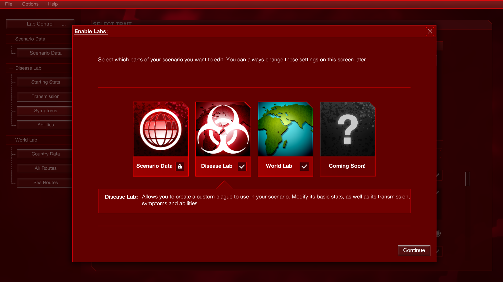 plague inc evolved custom scenarios wont load