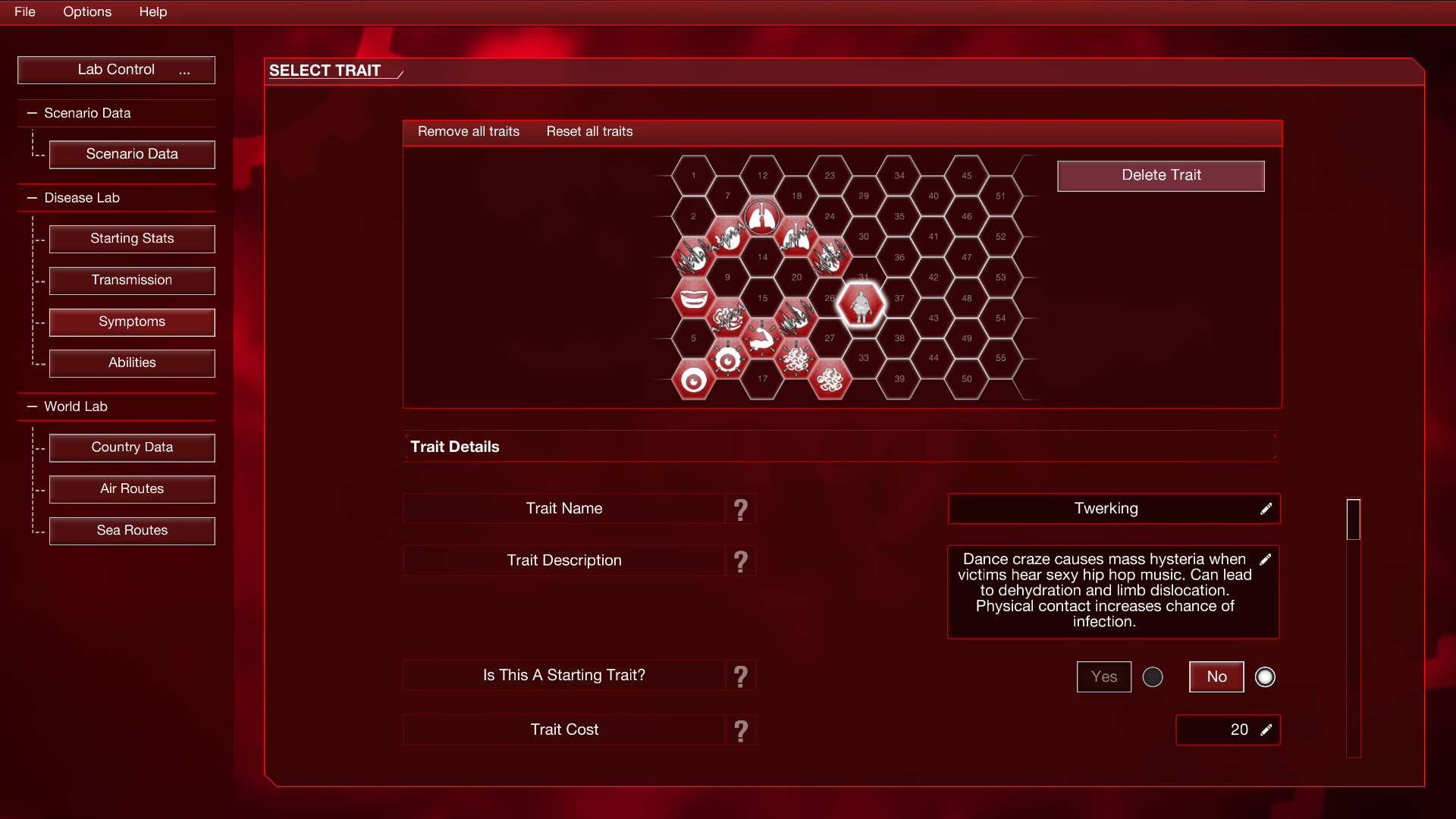 plague inc evolved scenario creator commands